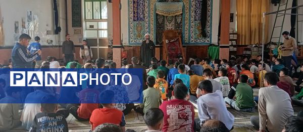 جلوه‌هایی از اعتکاف پسران آشخانه 