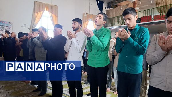 جلوه‌هایی از اعتکاف پسران آشخانه 