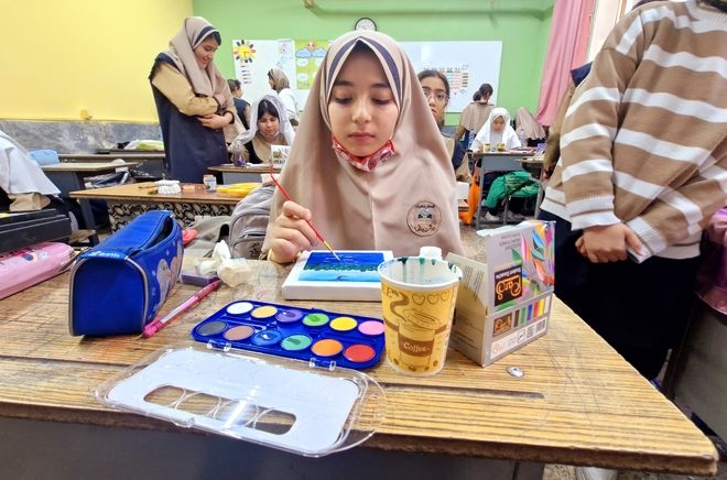 بوم‌هایی که با دستان دانش‌آموزان جان گرفت