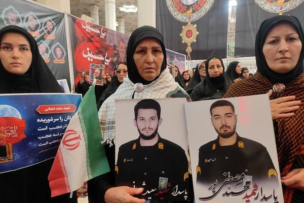 مراسم چهلمین روز شهدای جنگ 12 روزه تهاجم رژیم صهیونیستی در شیراز 