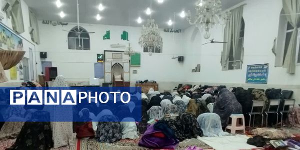 مراسم اعتکاف در مسجد روستای مهدی آباد خلیل آباد