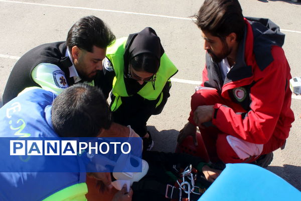 برگزاری مانور زلزله و ایمنی در کرمان