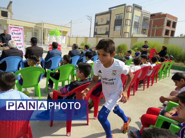 افتتاح زمین چمن مصنوعی آموزشگاه شاهد ولیعصر بجنورد