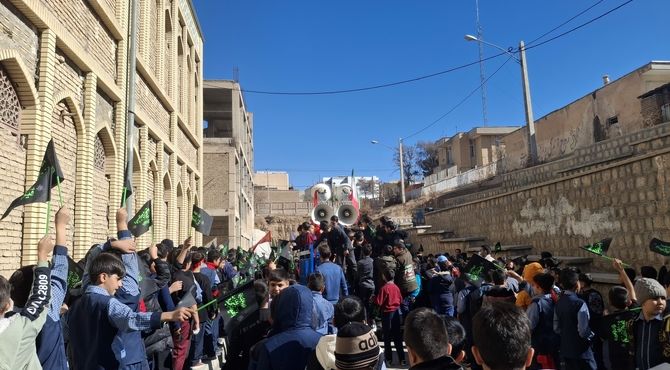 عزاداری باشکوه نوگلان فاطمی در شهرکرد