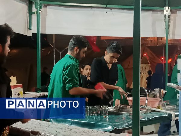 شب هشتم محرم در هیئت الزهرای نیشابور 
