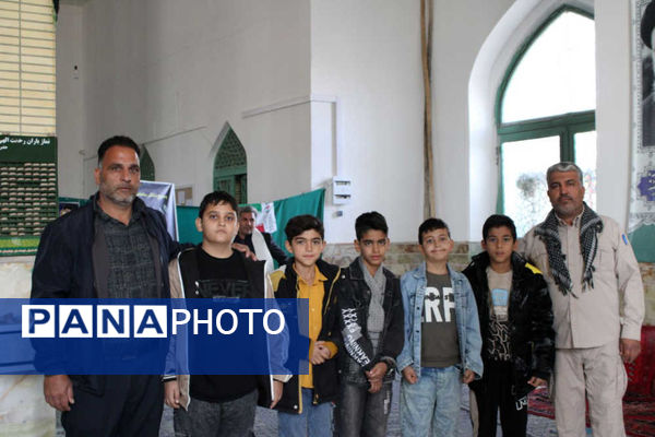 جلوه‌هایی از حلقه‌های صالحین نوجوانان بسیجی در شهر جعفریه