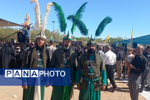 مراسم تعزیه‌خوانی شهادت امام رضا(ع) شهرستان میان جلگه نیشابور 