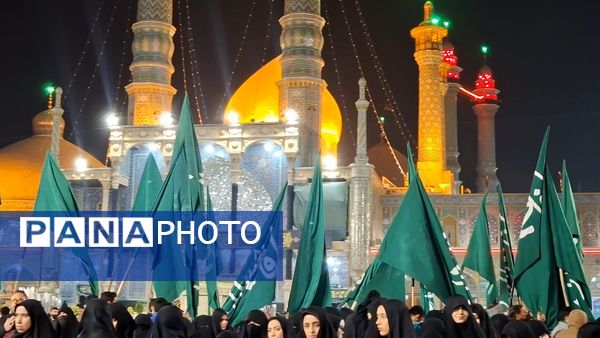 شام غریبان حضرت فاطمه زهرا(س) در حرم حضرت معصومه (س)