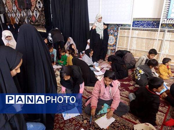 برپایی غرفه کودک در نماز جمعه کاشمر