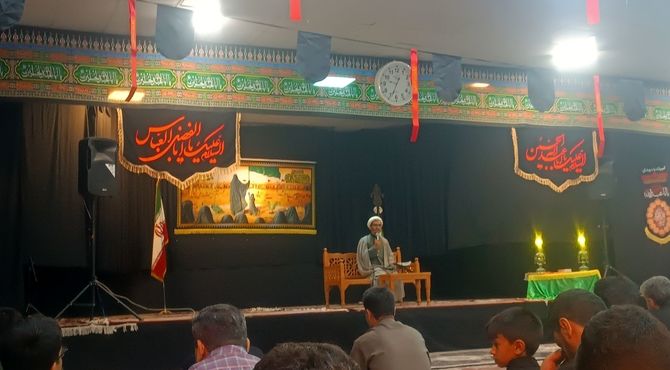 عزاداری ماه محرم در هیئت فرهنگیان نیشابور 