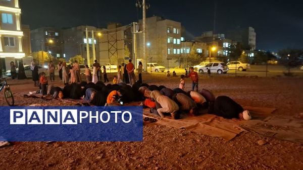 رصد ماه گرفتگی باتلسکوپ در هیئت الزهرا نیشابور 