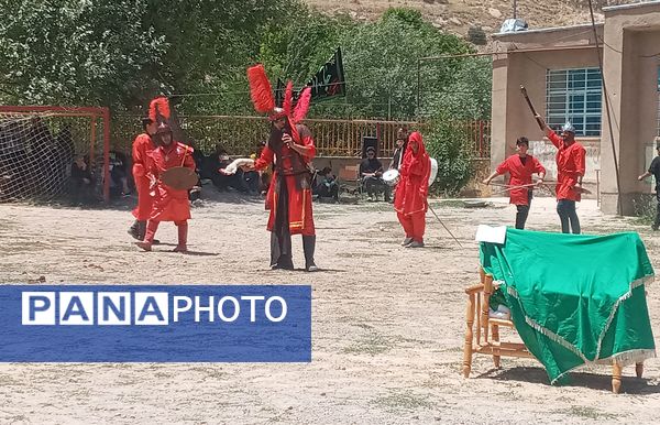 تعزیه خوانی واقعه عاشورا در روستای چکنه علیا خراسان رضوی 