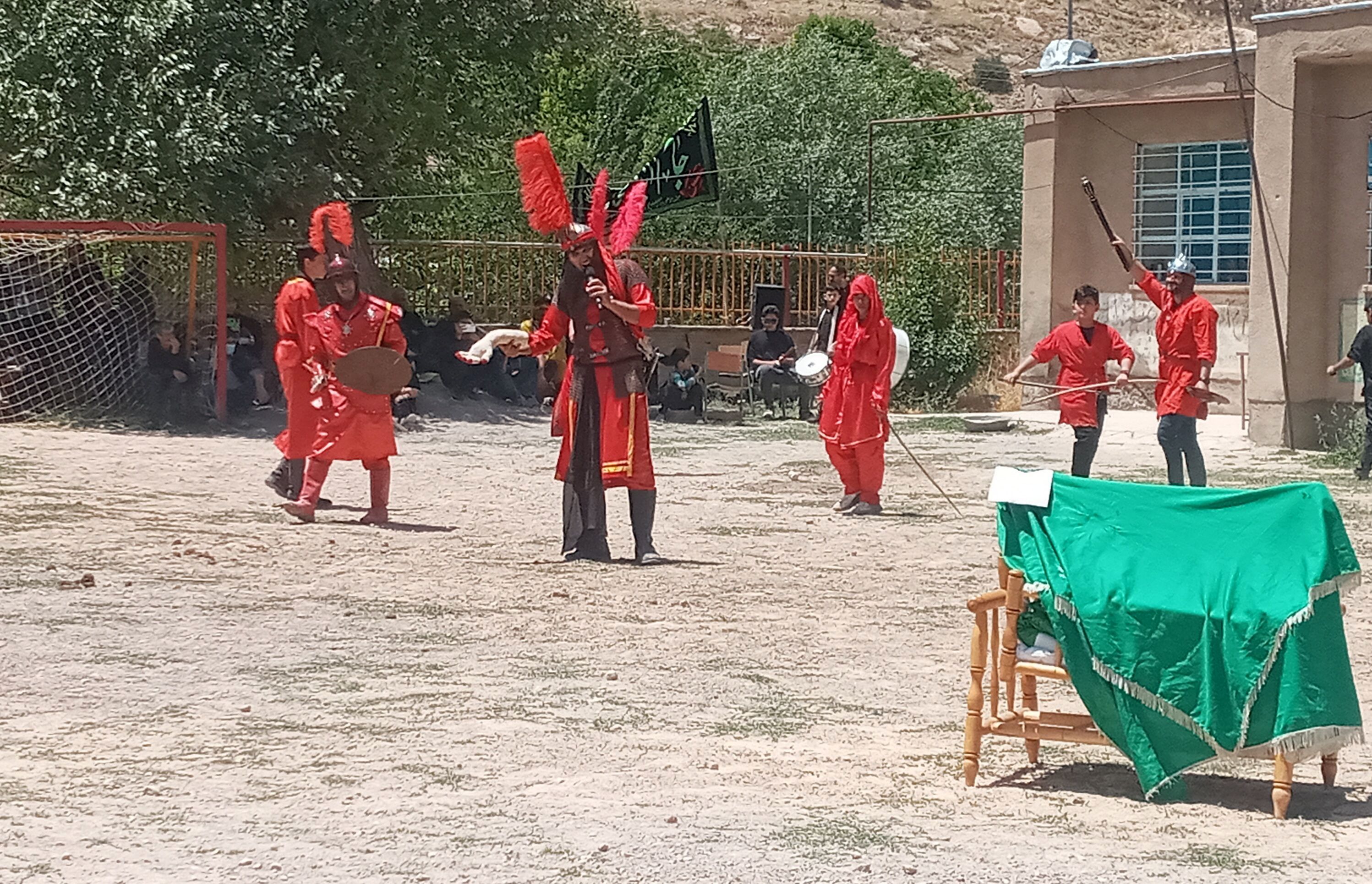 تعزیه خوانی واقعه عاشورا در روستای چکنه علیا خراسان رضوی 