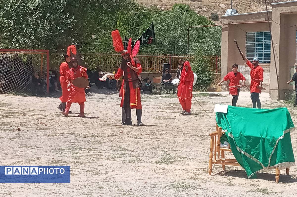 تعزیه خوانی واقعه عاشورا در روستای چکنه علیا خراسان رضوی 