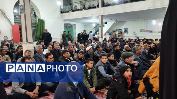 یادواره شهدا در روستای قاسمی نیشابور