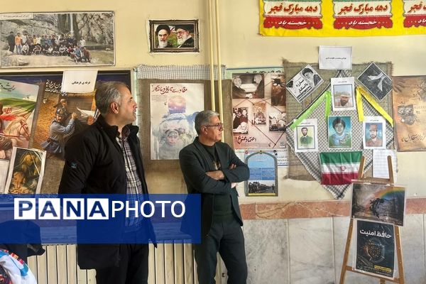 افتتاحیه نمایشگاه مدرسه انقلاب هنرستان فارابی