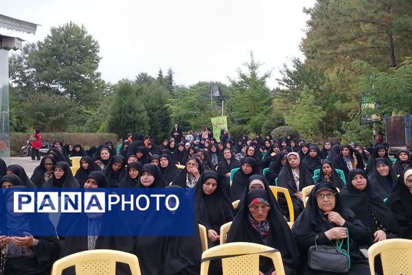 اربعین شهدای اقتدار در مزار شهدای گمنام املش