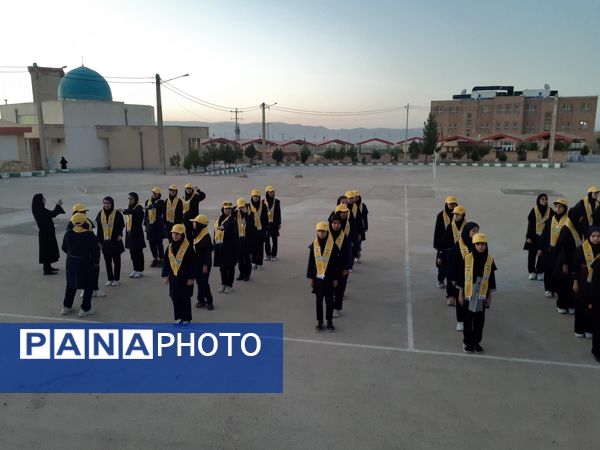 جلوه‌هایی از پیش اردوی دختران خراسان شمالی در بجنورد