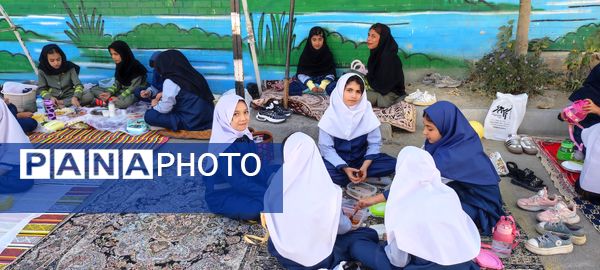 نهار سالم به مناسبت روز جهانی غذا و پوکی استخوان در مدرسه شهید خاقانی شیروان