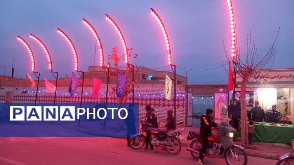 ایستگاه صلواتی جشن میلاد حضرت زهرا (س) در هیئت شاهزاده علی اصغر فدافن