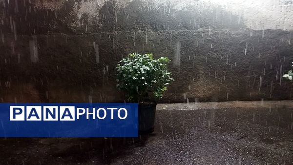 گذری بر دقایق اول بارش برف پاییزی در نیشابور 