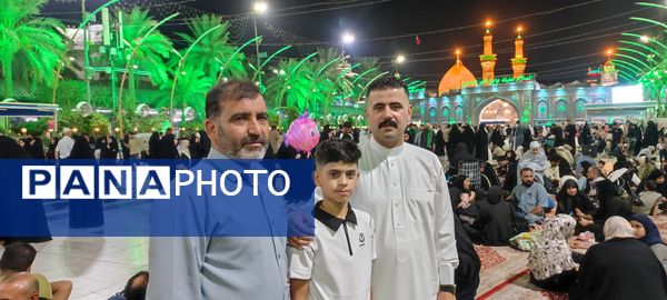 گزارش کوچکترین خبرنگار پانا از حال و هوای کربلای معلا 