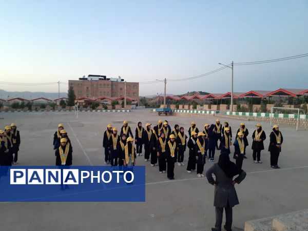 جلوه‌هایی از پیش اردوی دختران خراسان شمالی در بجنورد