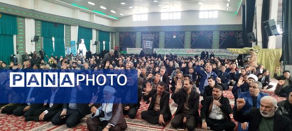 مراسم گرامیداشت حماسه ۹ دی روز بصیرت و میثاق امت با ولایت در شهرستان خلیل آباد