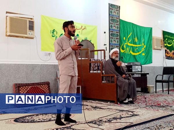 آیین استقبال باشکوه از شهید گمنام در مسجد مهدیه فین