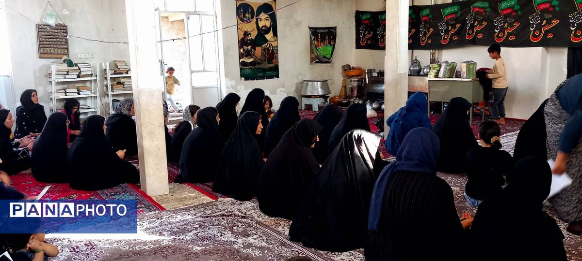برگزاری باشکوه مراسم عزاداری امام رضا(ع) در نورآباد روستای سراب غضنفر