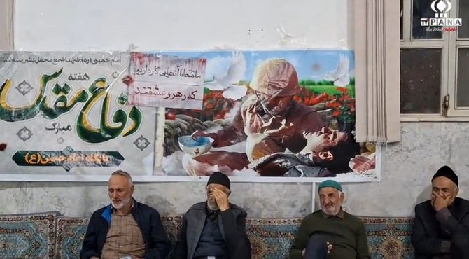 مراسمی به مناسبت هفته دفاع مقدس در کلاته رودبار