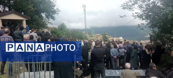 مراسم تشییع پیکر شهید امنیت در سوادکوه