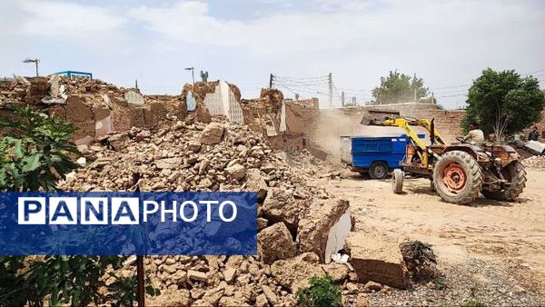 مغان روستایی  زلزله زده و غریب  بدون خبرنگار در کاشمر