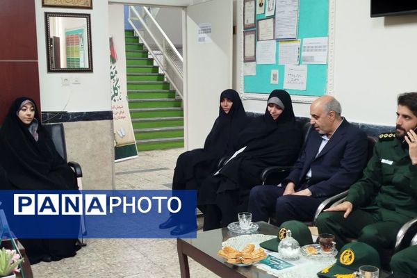 برگزاری مراسم تکریم از فرزند شهید سهیل رستمیان در ناحیه یک شهرری
