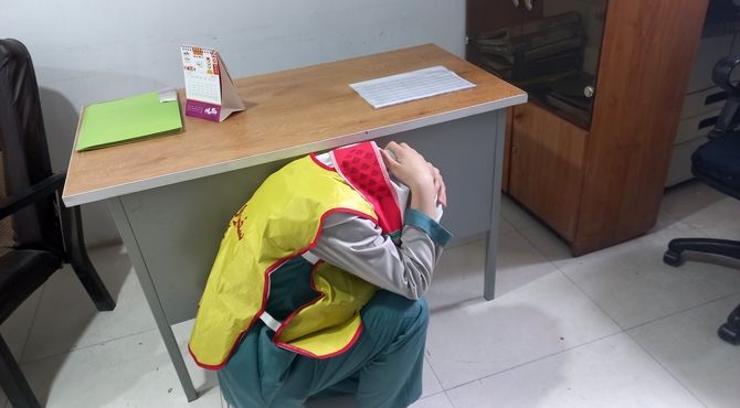 داستان مانور زلزله در دبستان لطیفه و درس‌های ایمنی