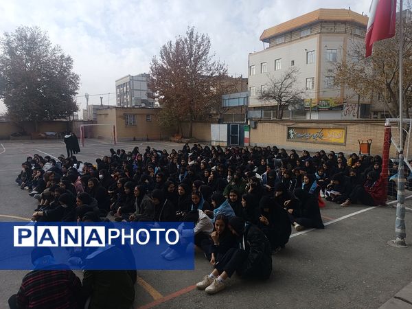 بیست و هفتمین مانور سراسری زلزله در دبیرستان شهید مراد علی امینی و هنرستان کیمیا