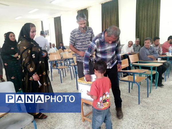 انتخابات انجمن اولیا و مربیان در دبیرستان علی سایانی فین