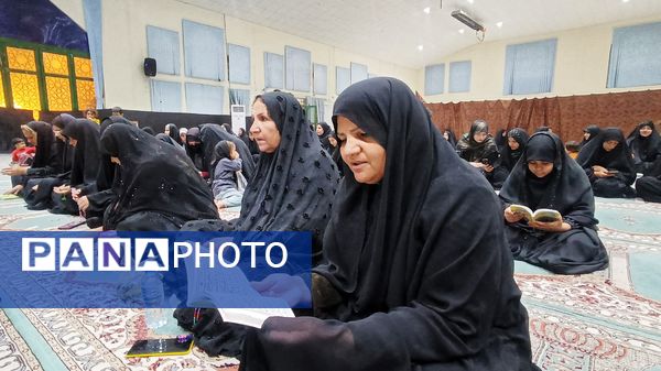  مراسم پرفیض زیارت عاشورا در شب چهارم محرم در مارگون