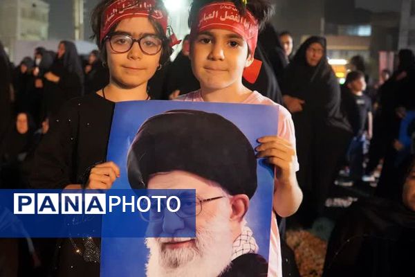 "عهد خون"، تجمع بزرگ مردمی و هیئت‌های مذهبی باقرشهر و کهریزک در حمایت از ولی امر مسلمین جهان 