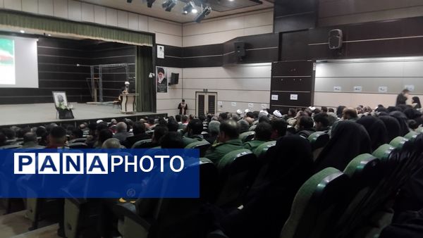 حضور پرشور مردم و مسئولان نورآباد در مراسم سالگرد شهادت سپهبد سلیمانی