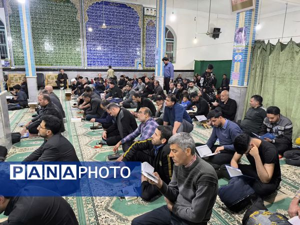 مراسم احیا شب بیست و یکم ماه مبارک رمضان در مسجد امام خمینی(ره) حسن آباد جرقویه