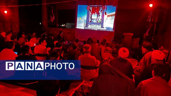 عزاداری شب شهادت حضرت زهرا(س) در گلزار شهدای گمنام چاه‌دادخدا