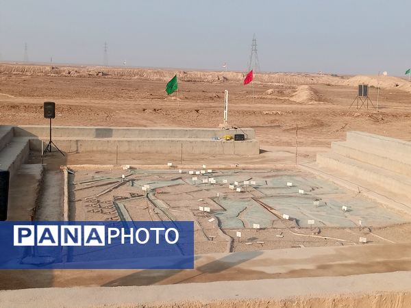 بازدید دانش آموزان خادم الشهدا از طلائیه 