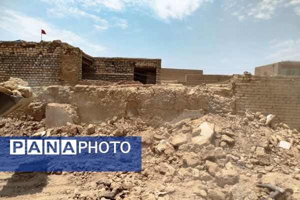 مغان روستایی  زلزله زده و غریب  بدون خبرنگار در کاشمر