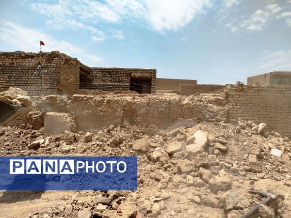 مغان روستایی  زلزله زده و غریب  بدون خبرنگار در کاشمر