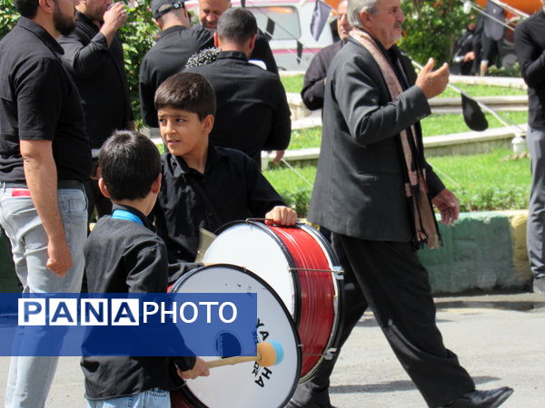 مراسم تاسوعای حسینی در کامیاران 