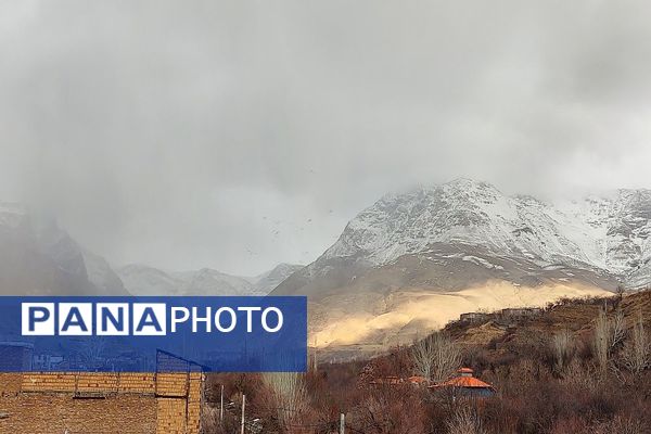 حال هوای شهر زیبای بار بعد از اولین بارش باران زمستانی