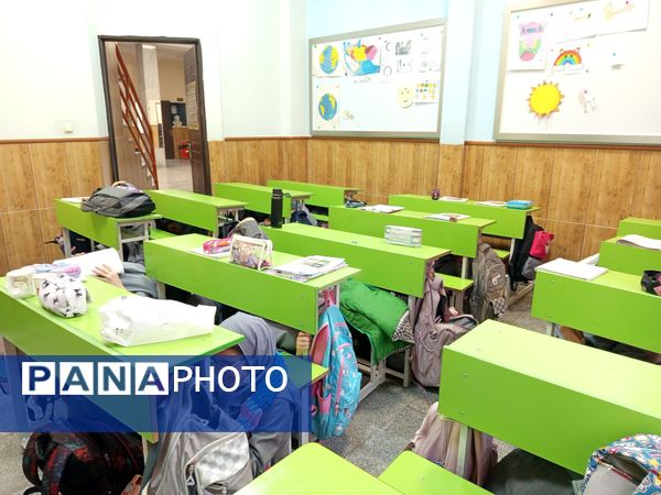 مانور زلزله در دبستان مصلی نژاد حضرت زینب(س)