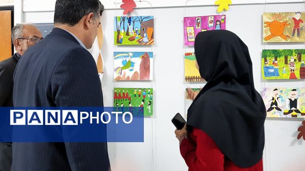 افتتاح نمایشگاه نقاشی کودک در شیروان 