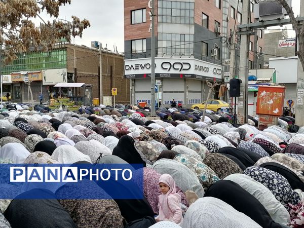  نماز عید فطر در شهرستان آبیک